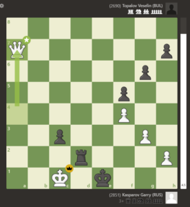Read more about the article משחקי השחמט הגדולים (2) – משחק האלמוות של גארי קספרוב / עמיחי קטן