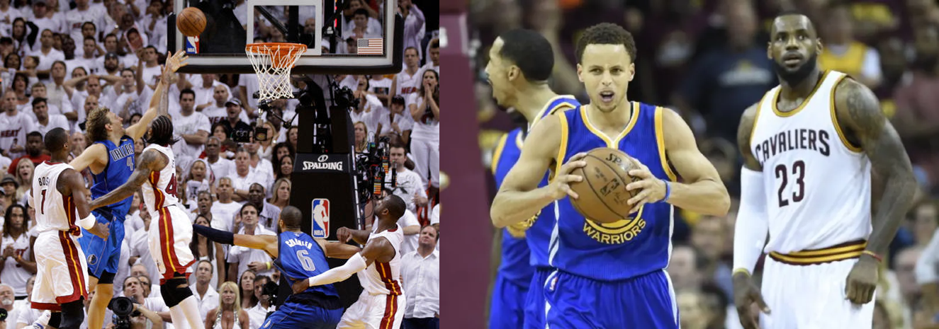 סדרות הגמר הגדולות של כל הזמנים – דאלאס/מיאמי 2011 VS גולדן סטייט/קליבלנד 2015 / עמיחי קטן ורועי ויינברג