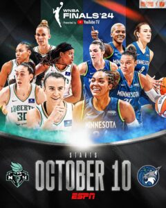 גמר ה-WNBA: ניו יורק ליברטי .vs מינסוטה לינקס / מיכל קארו