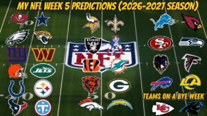 סידור בשכבות – לקראת שבוע 5 ב-NFL